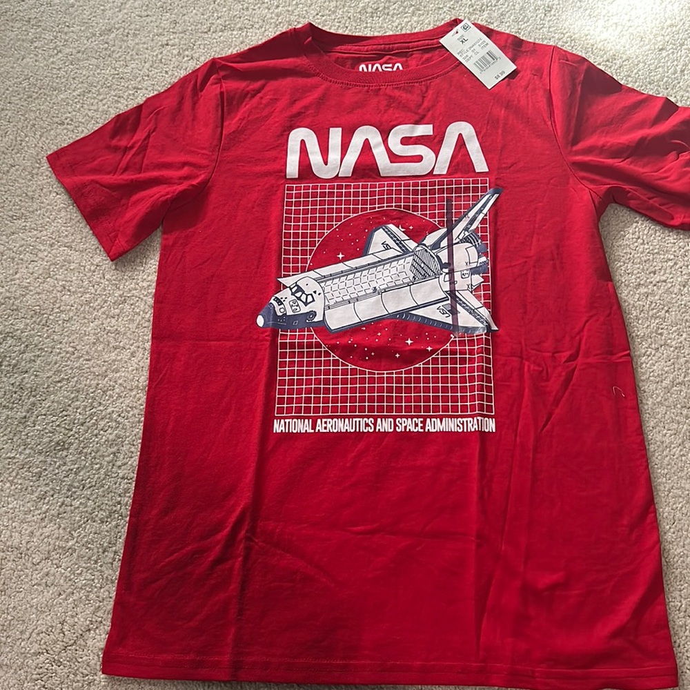 NASA red t-shirt